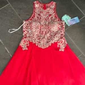 Elizabeth K GLS NWT 2XL prom homecoming red dress